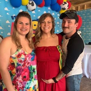 Burgundy red Women Summer Half Sleeve Cotton Ruffled dress